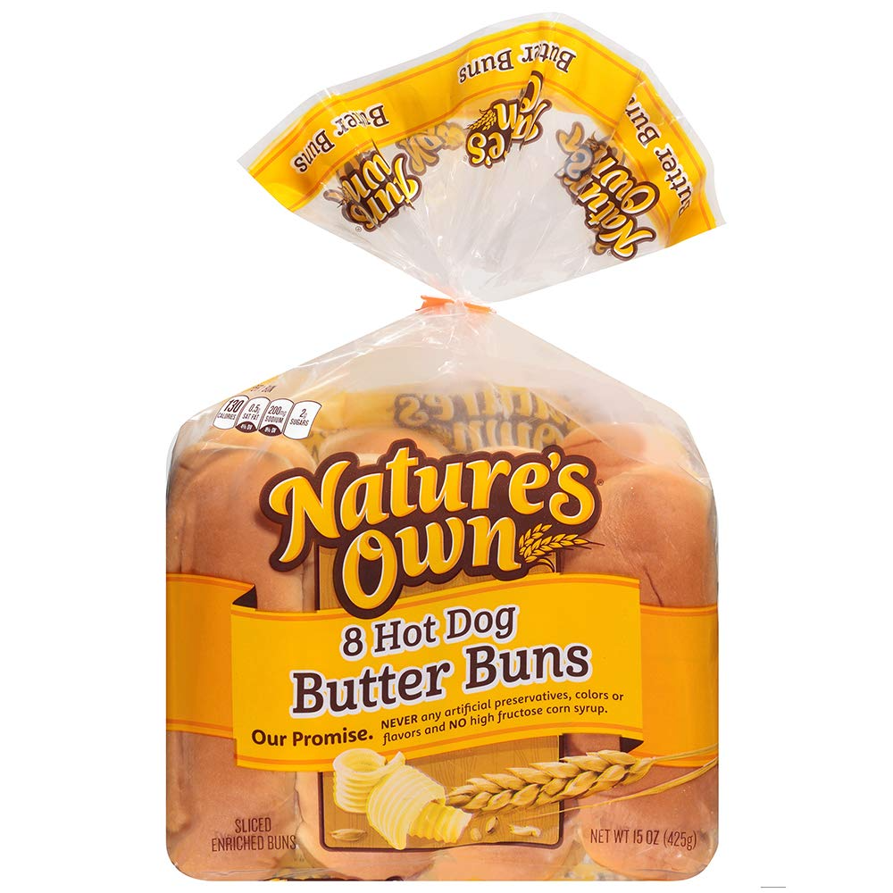 PAN MANTEQUILLA HOT DOG NATURES OWN 12 UND