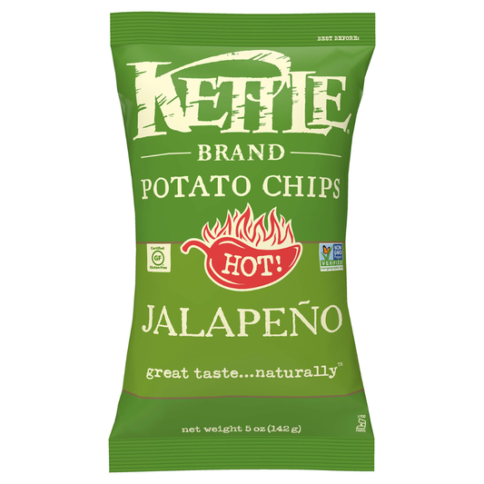 PAPAS HOT JALAPEÑO KETTLE BRAND 5 OZ