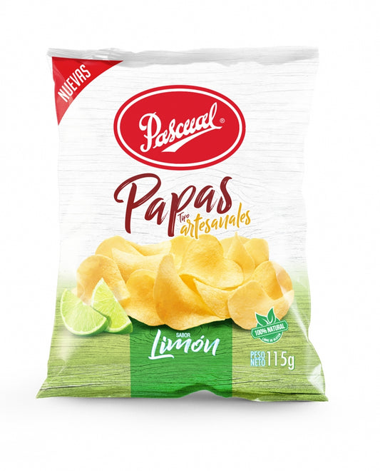 PAPAS LIMON  PASCUAL 115G