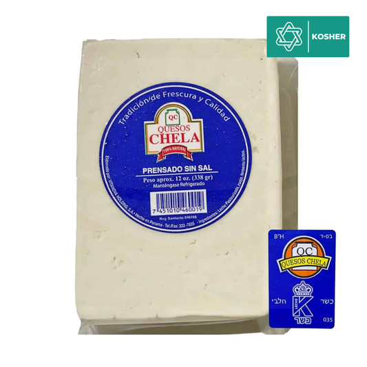 QUESOS CHELA PRENSADO SIN SAL 340 G