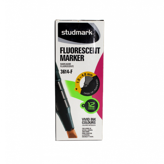 RESALTADOR STUDMARK NARANJA - CAJA 12 PIEZAS