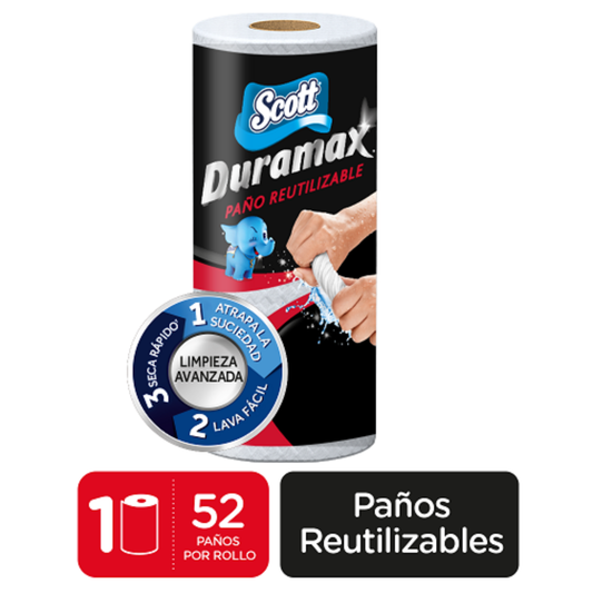 PAPEL TOALLA SCOTT DURAMAX AZUL 1R