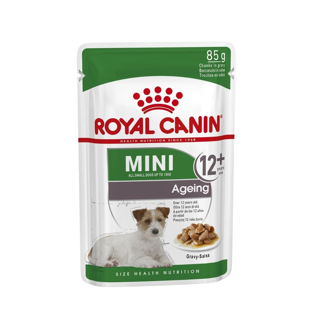 COMIDA PARA PERRO MINI SENIOR 12+ ROYAL CANIN 85 G