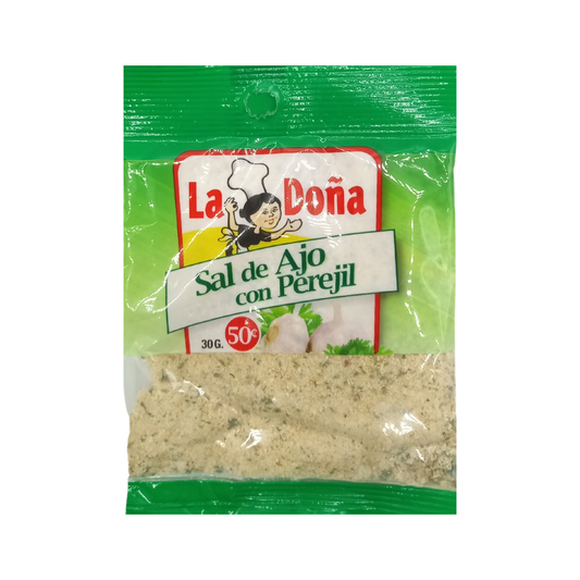 SAL DE AJO CON PEREJIL LA DOÑA 30 GR