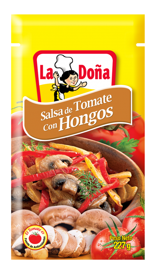 SALSA CON HONGOS LA DOÑA 227 G