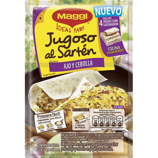 JUGOSO AL SARTEN MAGGI AJO Y CEBOLLA 23.4 G