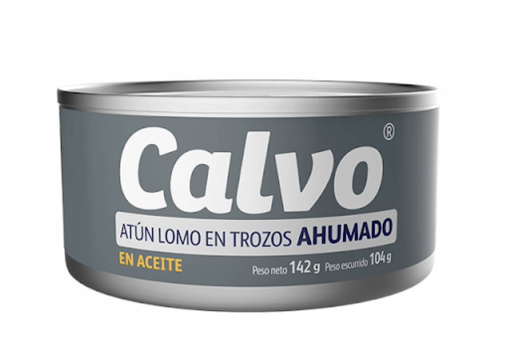 ATUN CALVO TROZOS AHUMADO 142 GRS