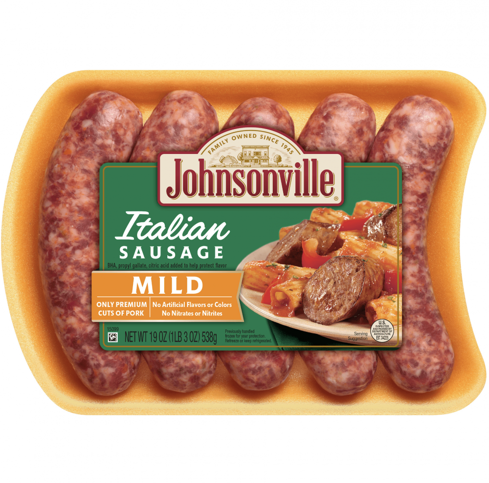 SALCHICHA MILD ITALIAN BRATWURST 19 ONZ