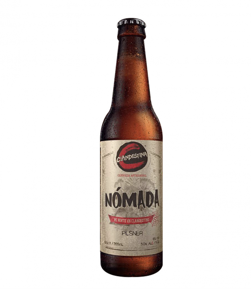 CERVEZA CLANDESTINA NOMADA PILSENER BOTELLA