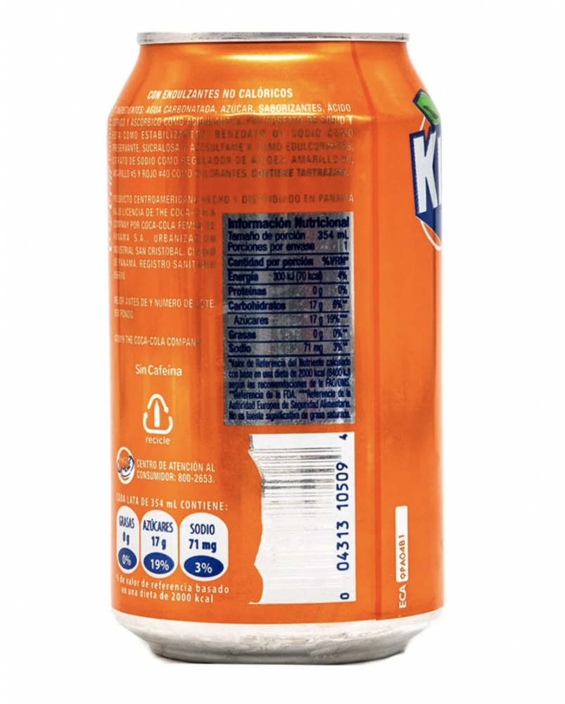 SODA FANTA NARANJA LATA