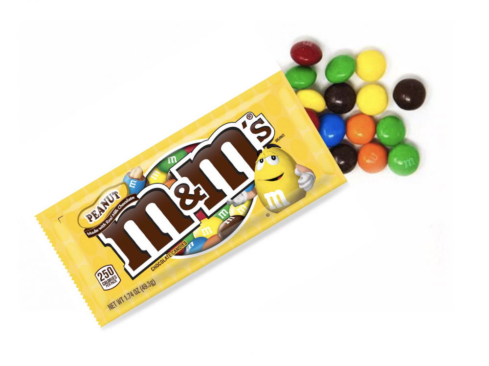 CHOCOLATES M&M'S PEANUTS 1.74 OZ
