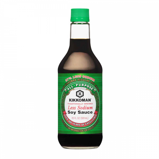 SALSA SOYA KIKKO MAN LESS SODIUM 20 OZ