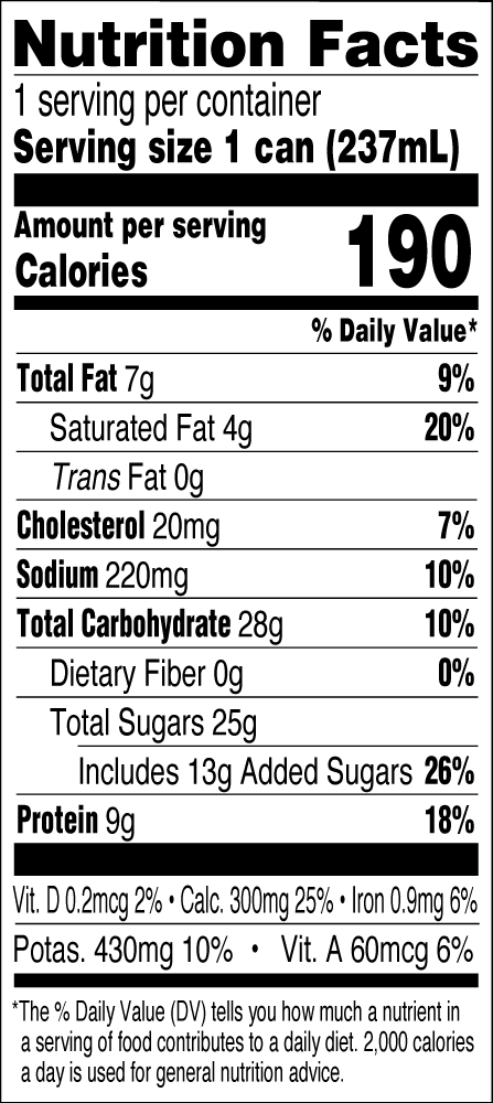 BATIDO DE PROTEÍNA LÁCTEO SPORT SHAKE CHOCOLATE 237ML