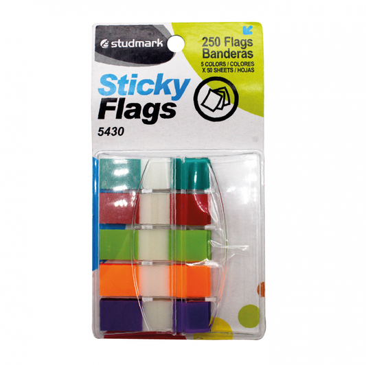 BANDERITAS STUDMARK 5 COLORES