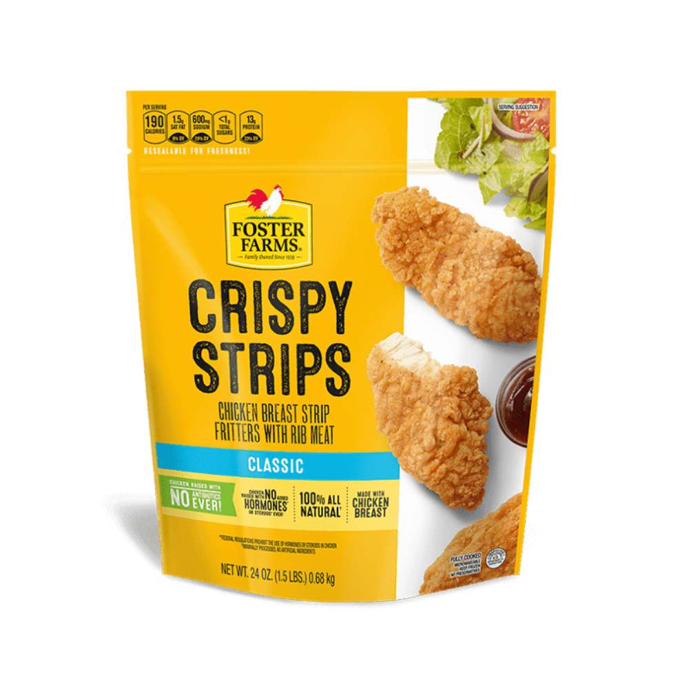 TIRITAS DE POLLO CRISPY FOSTER FARMS 24 OZ