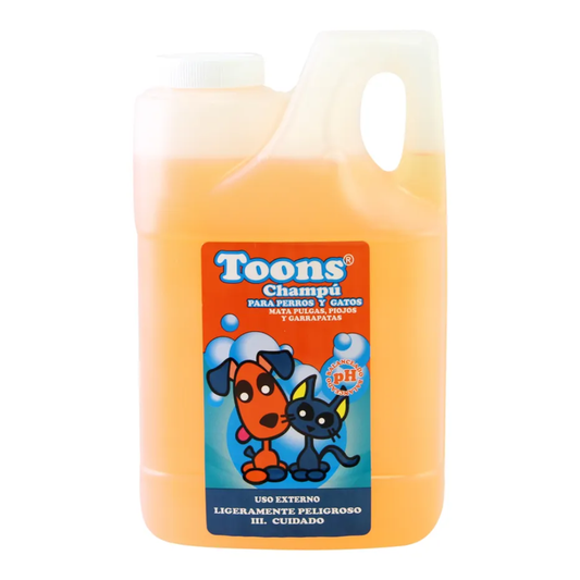 CHAMPU PARA PERROS Y GATOS TOONS 1 LTRS