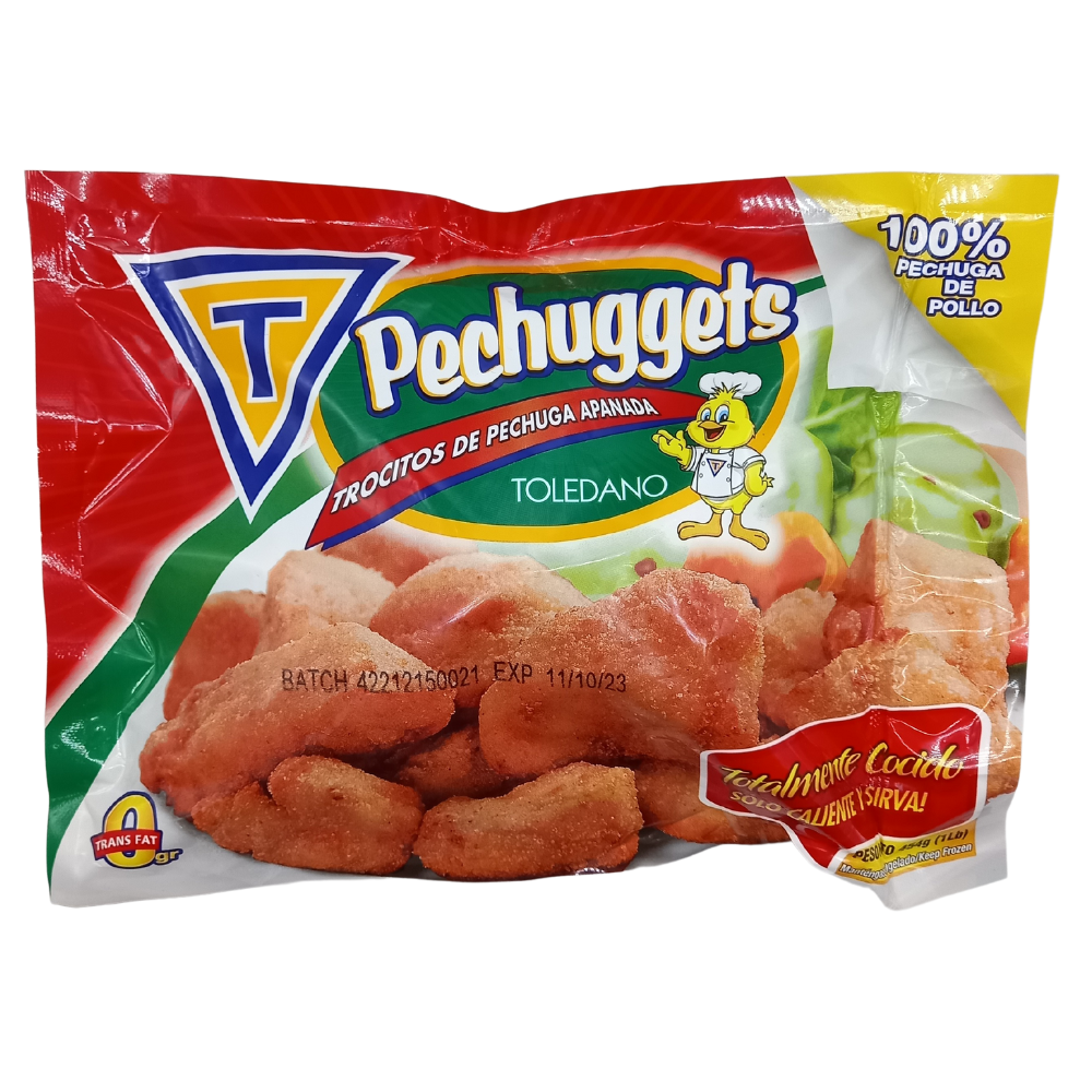 PECHUGGETS APANADOS TOLEDANO  454 GR