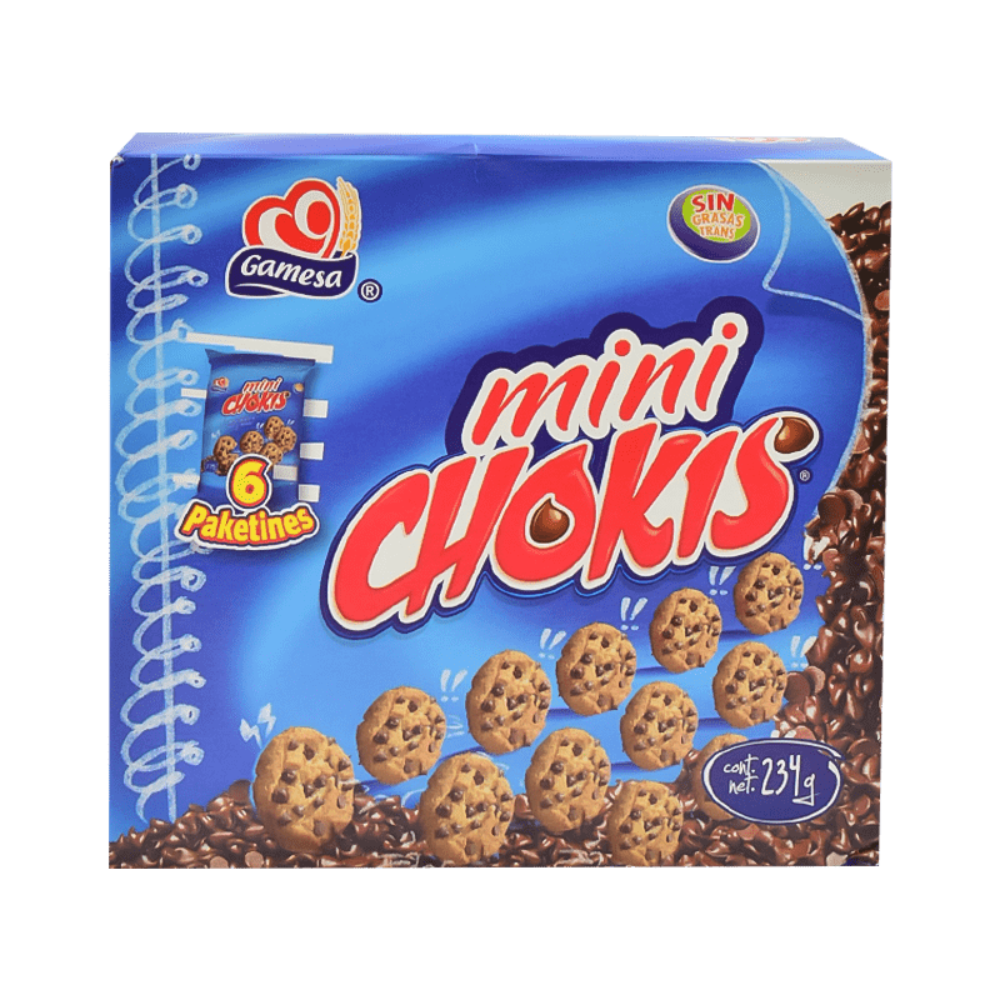 GALLETAS DISPLAY MINI CHOKIS 6 UND