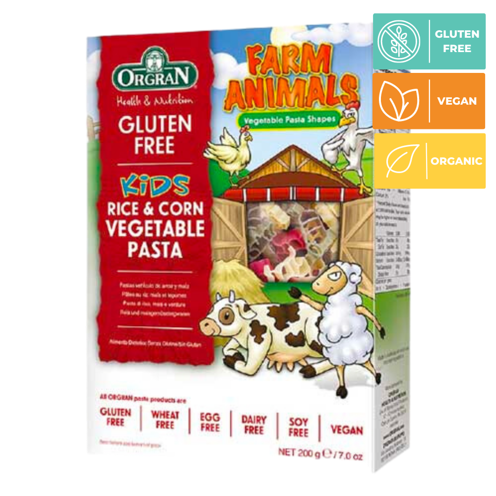 PASTA RICE CORN AND VEGETABLE ORGRAN KIDS