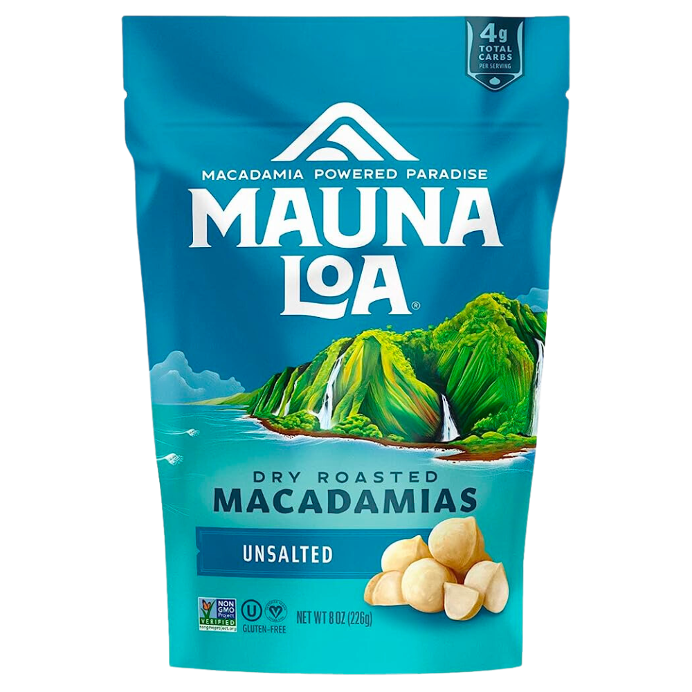 MACADAMIAS TOSTADAS SIN SAL 4OZ