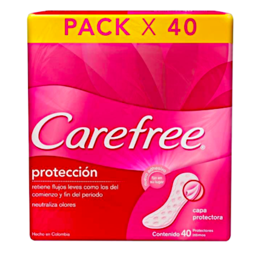 PROTECTOR FEMENINO CAREFREE ORIGINAL 40'S