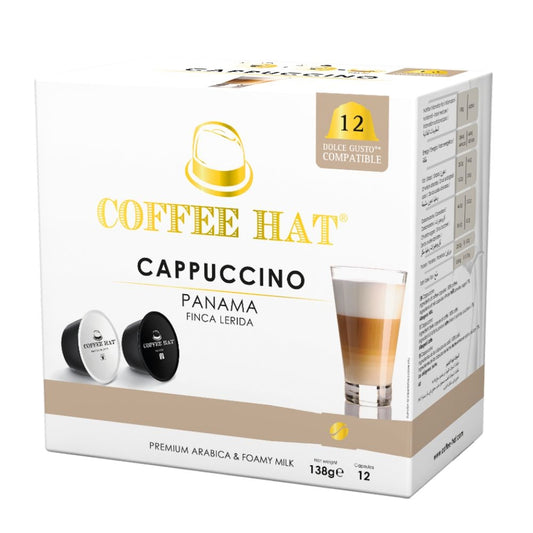CAFE CAPPUCCINO COFFEE HAT 12 CAPSULAS