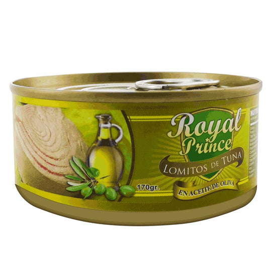 LOMITOS DE TUNA EN ACEITE DE OLIVA ROYAL PRINCE 170 GR