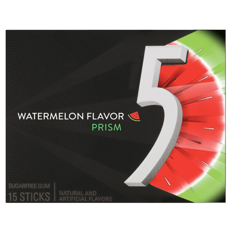 CHICLES FIVE WATERMELON 15 STK
