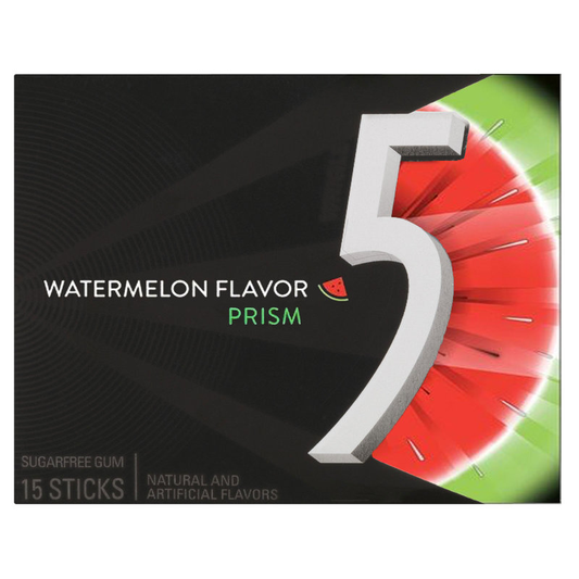 CHICLES FIVE WATERMELON 15 STK