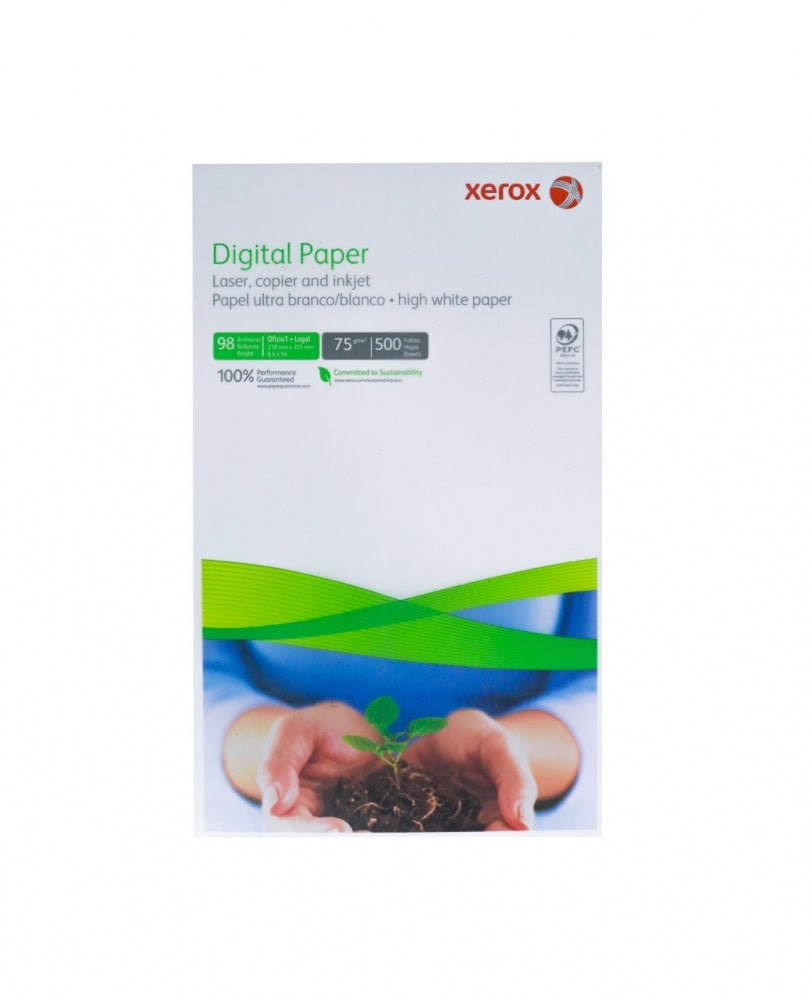 RESMA DE PAPEL TAMAÑO LEGAL 20 LBS 100% BLANCO XEROX