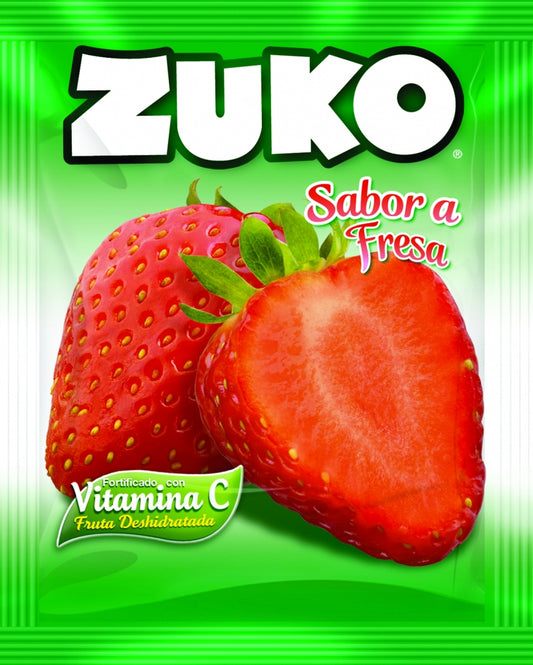 BEBIDA EN POLVO ZUKO FRESA 13GR