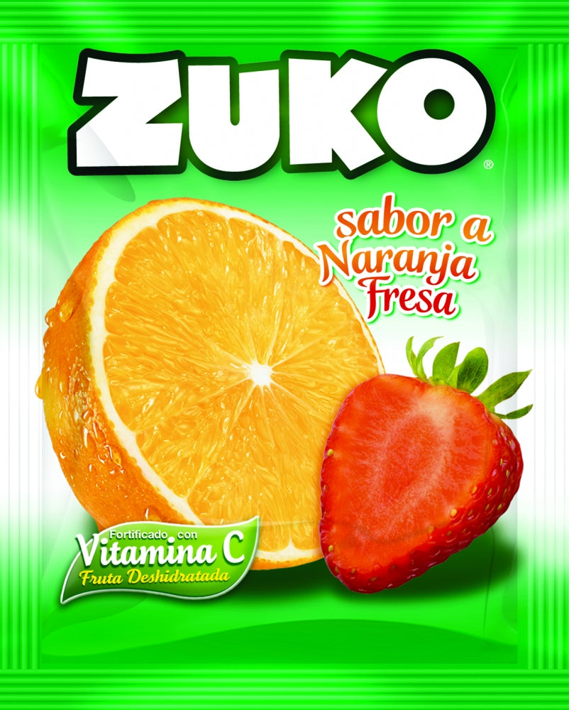 BEBIDA EN POLVO ZUKO NARANJA FRESA 13 GR