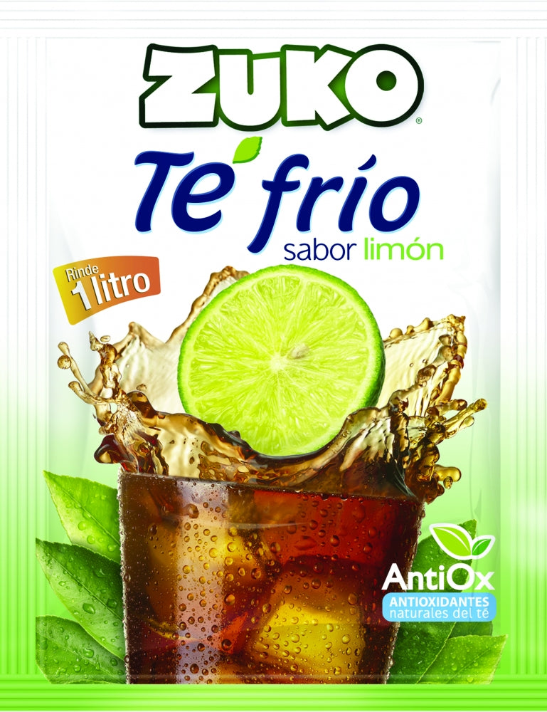 BEBIDA EN POLVO ZUKO TE FRIO LIMON 13 GR